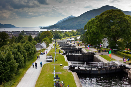 Neptunes Staircase in Fort William